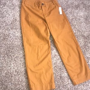 NWT Old Navy straight leg cropped chino size 4P